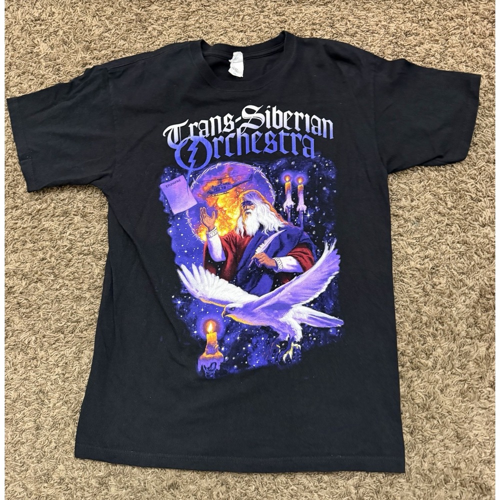 Anvil Trans Siberian Orchestra 2010 Winter Tour T-shirt Graphic Mens Size Large